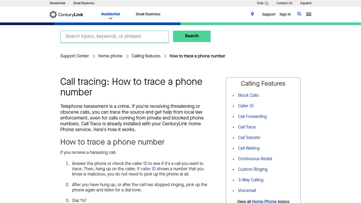 How to Trace a Phone Number | CenturyLink